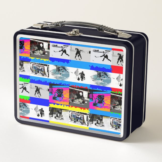 Hockey Life - Ice Hockey Players Metal Lunch Box (Front)