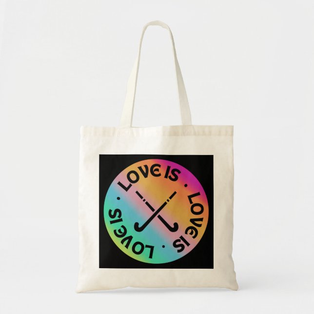 Hockey: Love is Tote Bag (Front)