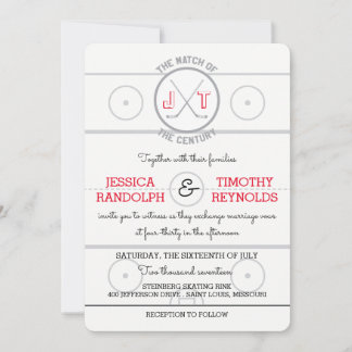Hockey Love Wedding Invitations