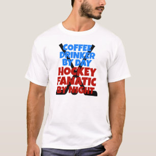 Hockey Lover Coffee Drinker T-Shirt
