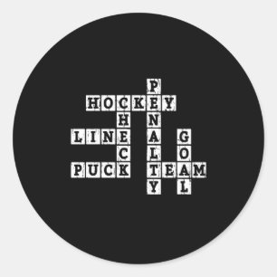 Hockey Lover I'm The Best Hockey Player Classic Round Sticker