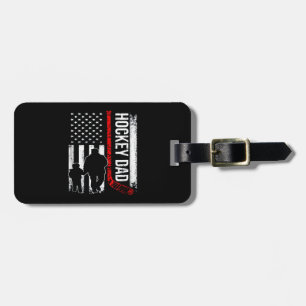 Hockey Lover The American Hockey DAD Luggage Tag