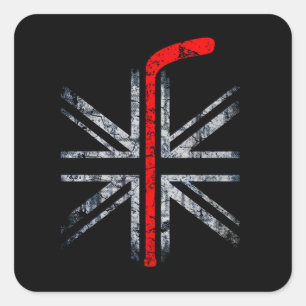 Hockey Lover The Best England Hockey Square Sticker
