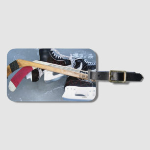 Hockey Luggage Tag