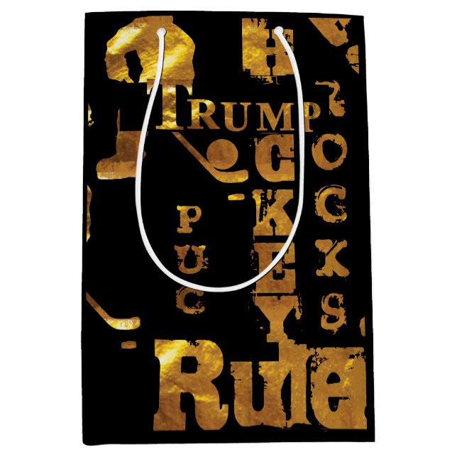 Hockey      medium gift bag (Front)