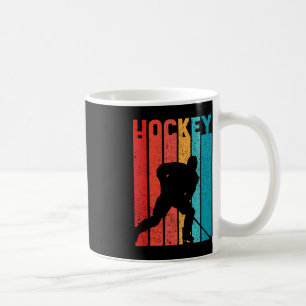 Hockey Men's Children's Retro Ice Hockey Player Coffee Mug