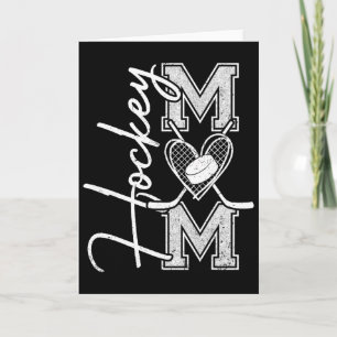 Hockey Mom Game Day Ice Hockey Mom Mother Card