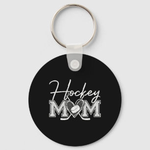 Hockey Mom Game Day Ice Hockey Mom Mother Key Ring