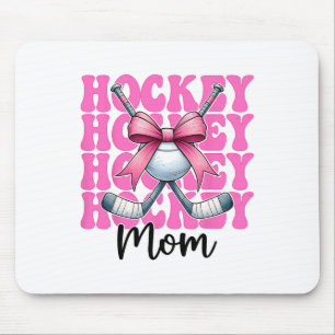 Hockey Mom Street Hockey Mom Mama Mother's Day Coq Mouse Pad