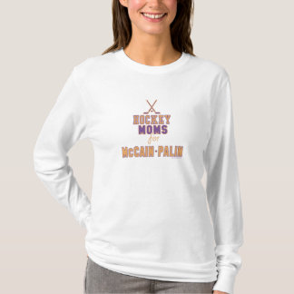 Hockey Moms for McCain Palin T-shirt
