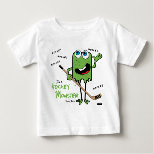 Hockey Monster Baby Shirt