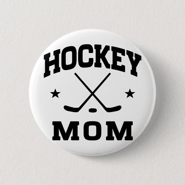 Hockey Mum 6 Cm Round Badge (Front)