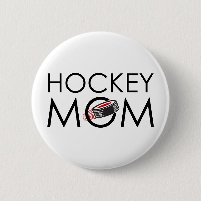 Hockey Mum 6 Cm Round Badge (Front)