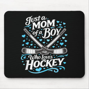 Hockey Mum A Mum Of A Boy Who Loves Ice Hockey Mouse Pad