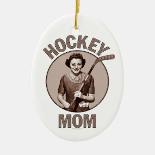 Hockey Mum Ceramic Tree Decoration