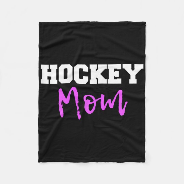 Hockey Mum Christmas  Fleece Blanket (Front)
