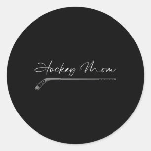 Hockey Mum Classic Round Sticker