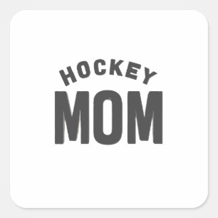 Hockey Mum Digital Art Design2 Square Sticker