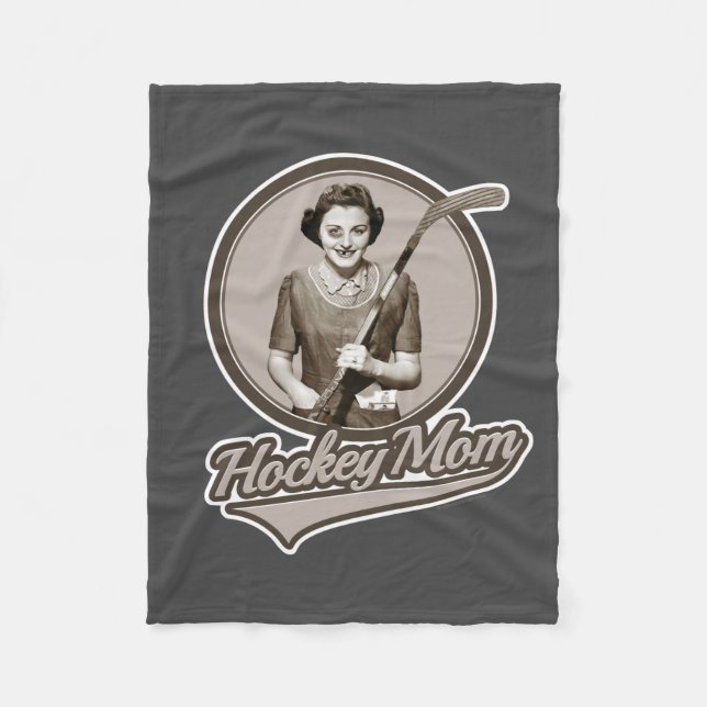 Hockey Mum Fleece Blanket (Front)