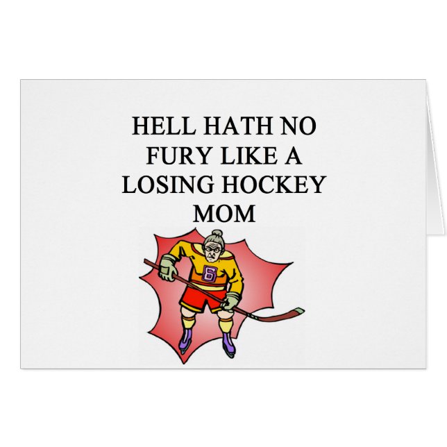 hockey mum joke (Front Horizontal)