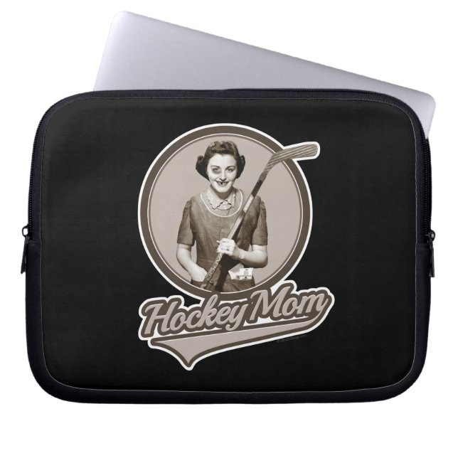 Hockey Mum Laptop Sleeve (Front)