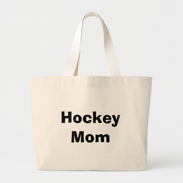 Hockey Mum Large Tote Bag (Front)