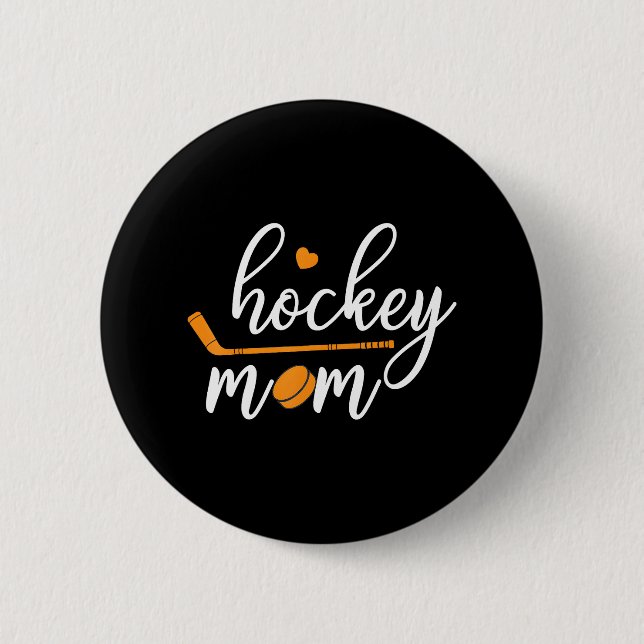 Hockey Mum Mother Mum 6 Cm Round Badge (Front)