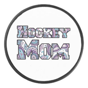 Hockey Mum Paisley Puck