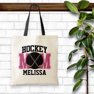 Hockey Mum Personalised (PINK) Tote Bag
