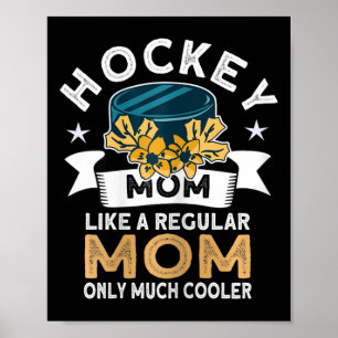 Hockey Mum - Retro Hockey Player Ice Hockey  Poster