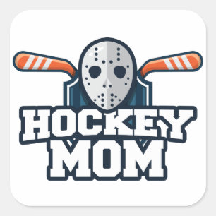 Hockey Mum Square Sticker