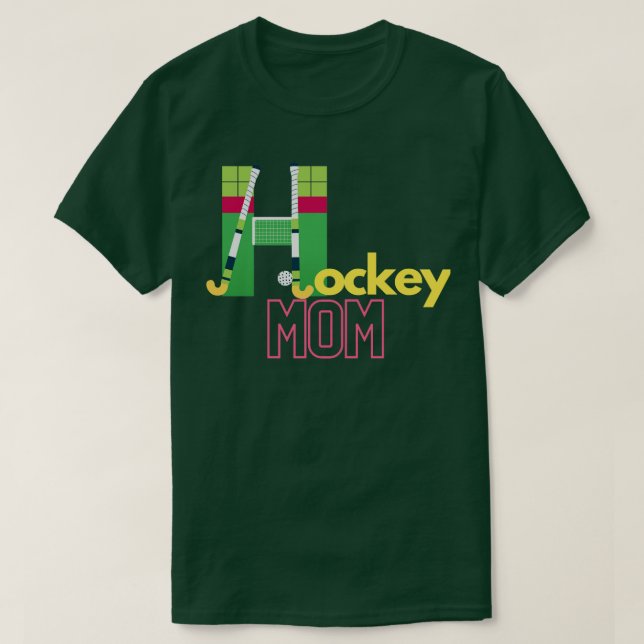 Hockey Mum T-Shirt (Design Front)