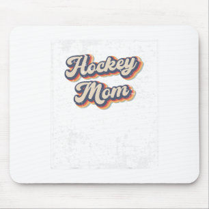 Hockey Mum Vintage Rainbow Mouse Pad