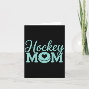 Hockey Mum Women Ice Hockey Player Ice Hockey 1 Card