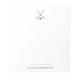 Hockey Name Personalised Notepad