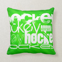 Hockey; Neon Green Stripes