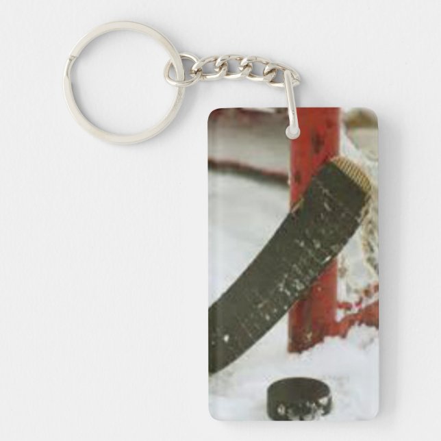 hockey net goal key ring (Front)