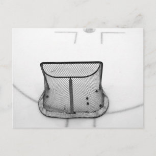 Hockey net postcard