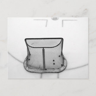 Hockey net postcard