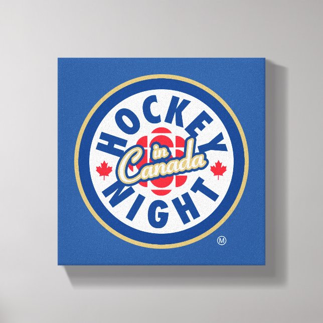 Hockey Night in Canada Logo Canvas Print (Front)