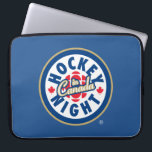 Hockey Night in Canada Logo Laptop Sleeve<br><div class="desc">The present logo used since 1998. Hockey Night in Canada is the branding used for Canadian television presentations of the National Hockey League. While the name has been used for all NHL broadcasts on CBC Television (regardless of the time of day), Hockey Night in Canada is primarily associated with its...</div>