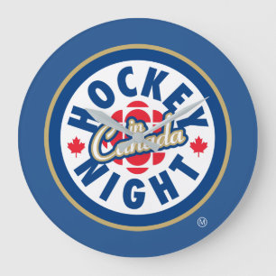 Hockey Night in Canada Logo Large Clock
