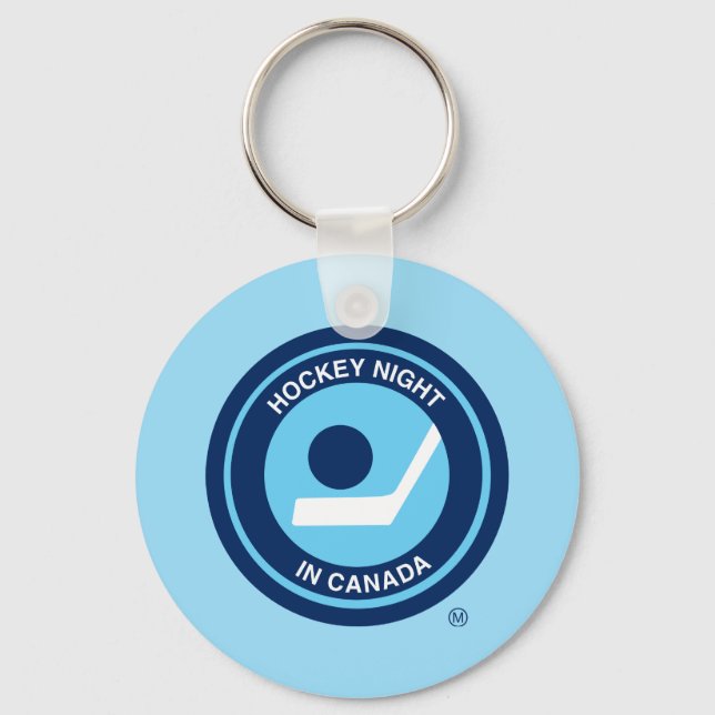 Hockey Night in Canada Retro Logo Key Ring (Front)