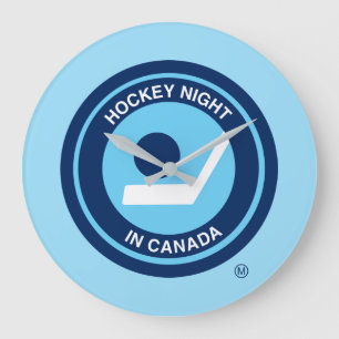 Hockey Night in Canada Retro Logo Large Clock
