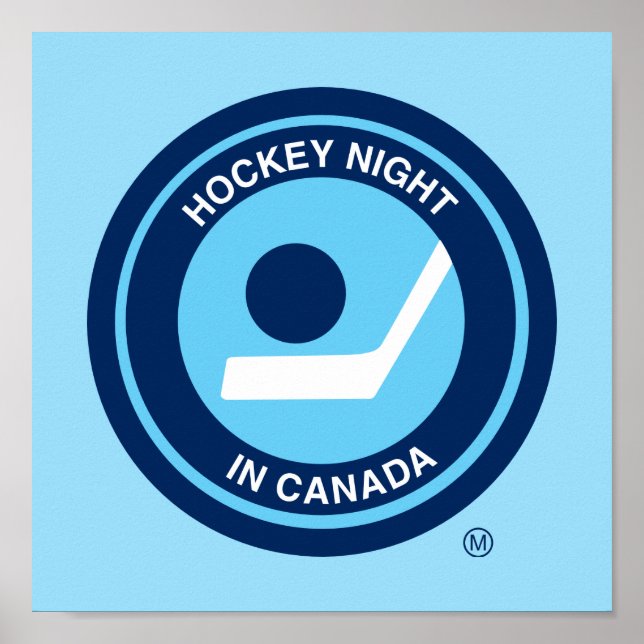 Hockey Night in Canada Retro Logo Poster (Front)