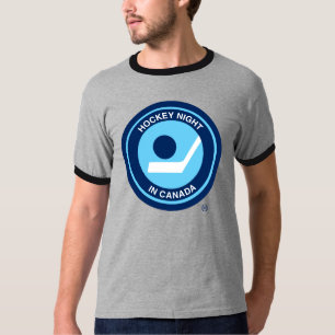 Hockey Night Retro Sporty T-Shirt