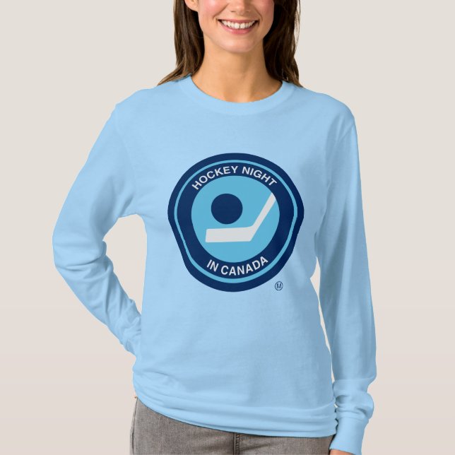 Hockey Night Retro Women's Long Sleeve Shirt (Front)