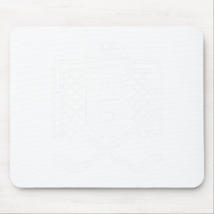 Hockey Number 6 Jersey Funny Hockey Player Game Da Mouse Pad