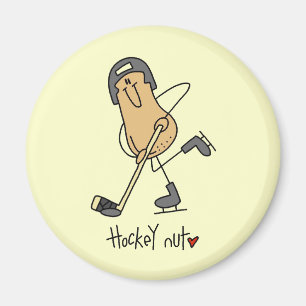 Hockey Nut T-shirts and Gifts Magnet