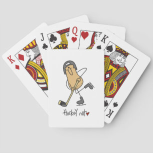 Hockey Nut T-shirts and Gifts Playing Cards